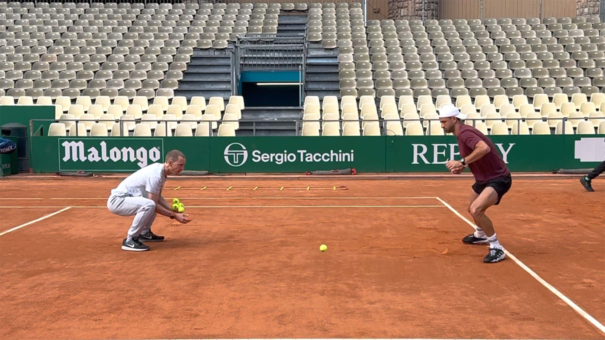 Full Dimitrov On-court Clay Court Wamrup
– Functional Tennis