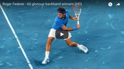 60 glorious Federer backhand winners