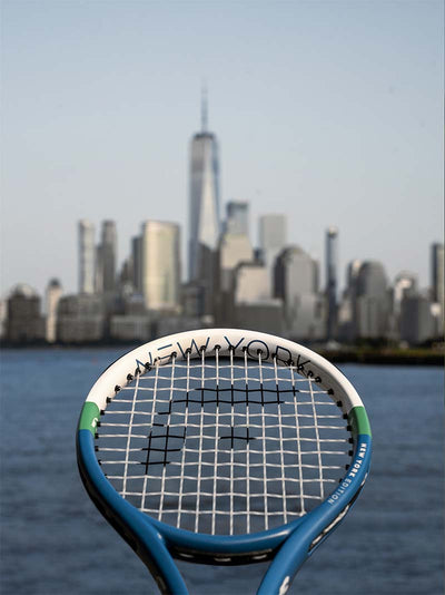 2024 New York Edition Saber from Functional Tennis with New York City backdrop