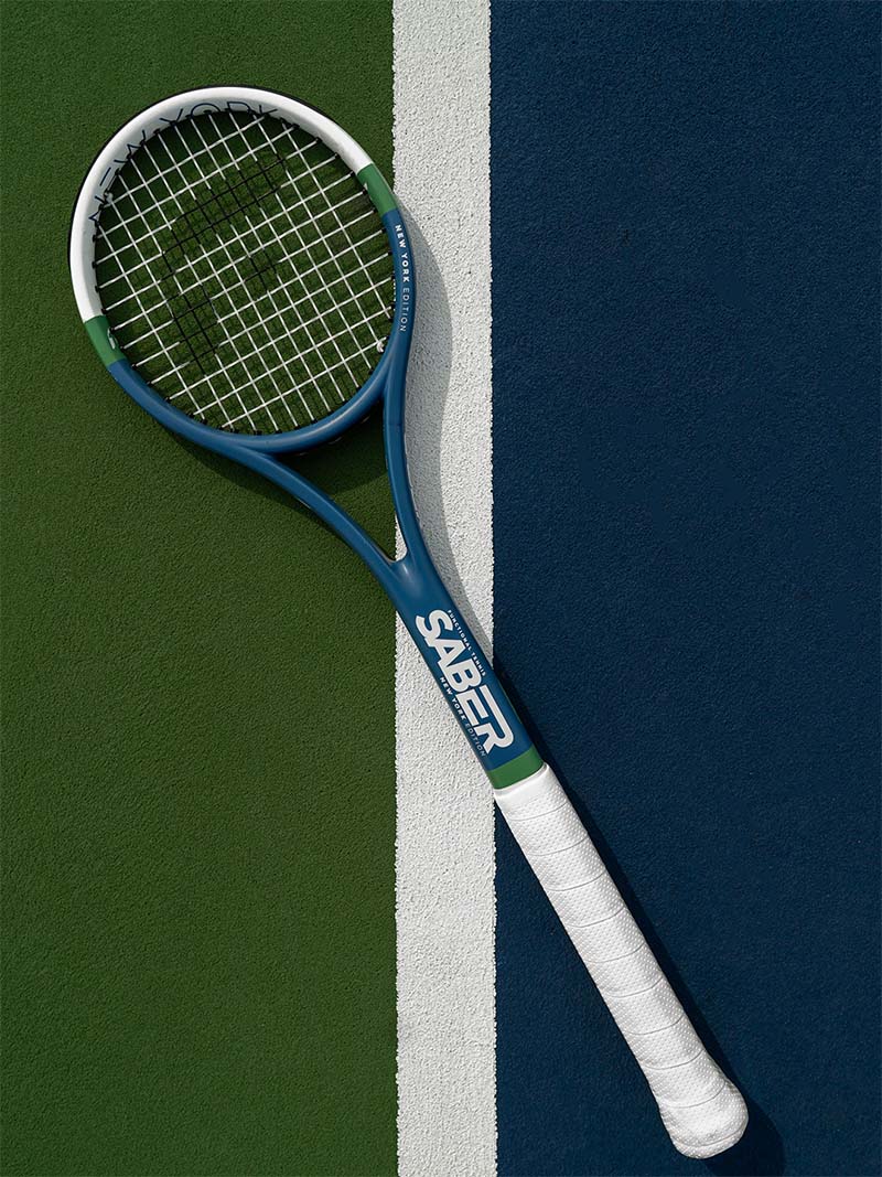 2024 New York Edition Saber from Functional Tennis on the court