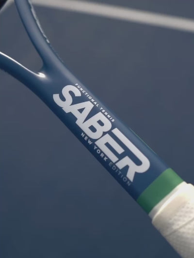 Upclose video of the 2024 New York Edition Saber from Functional Tennis 