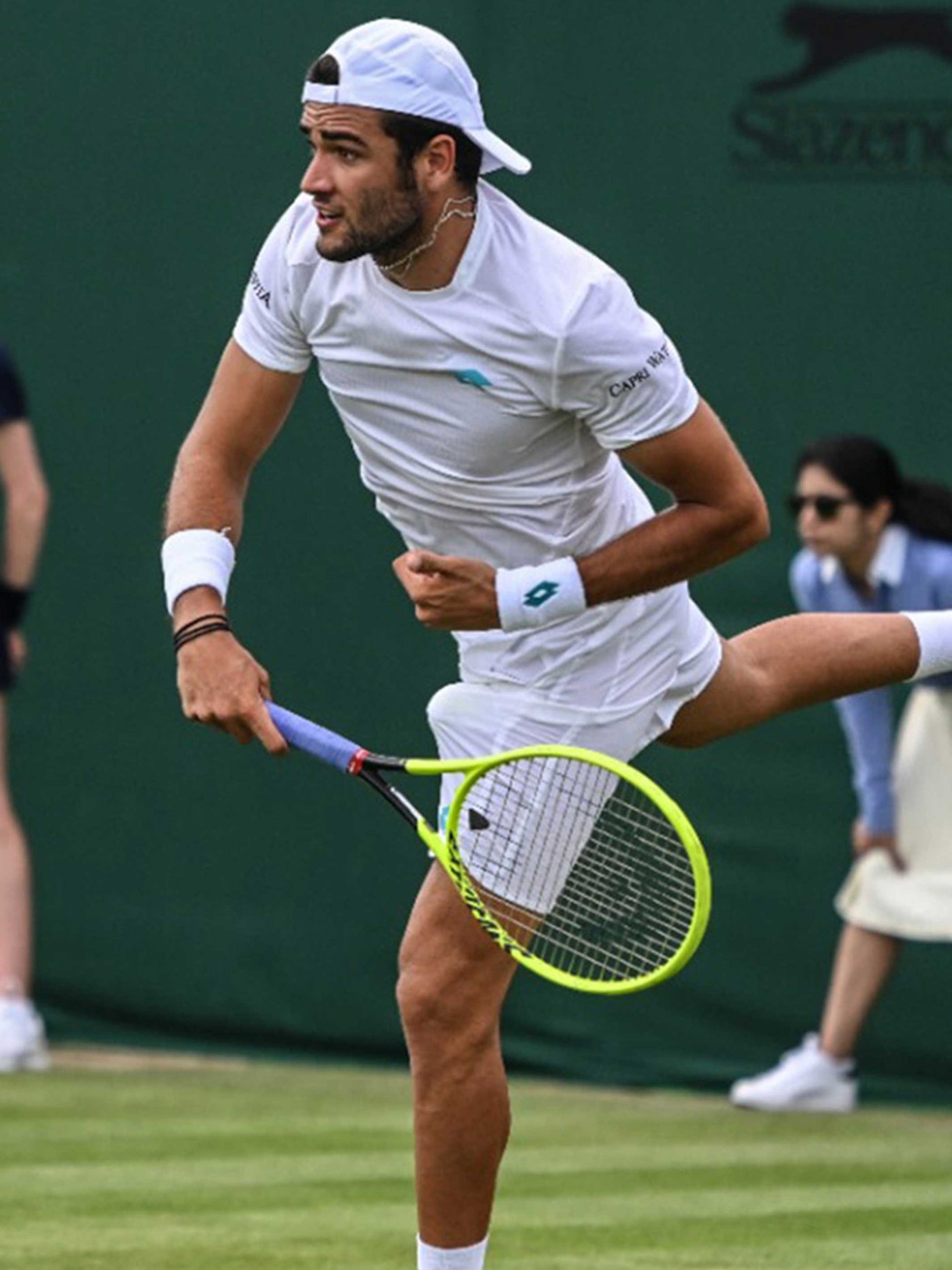 Matteo Berrettini using hte tourna grip