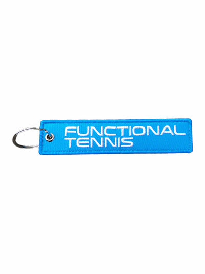 The Functional Tennis one percent better keyring