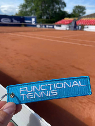 The Functional Tennis one percent better keyring