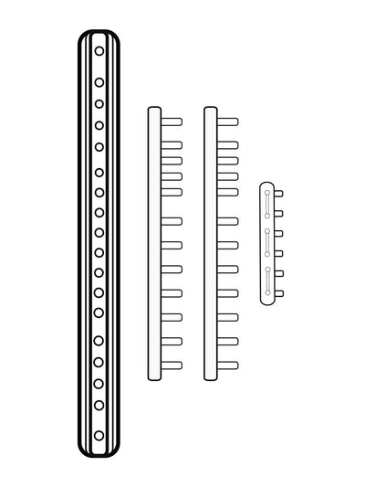 Functional tennis saber grommet replacement kit